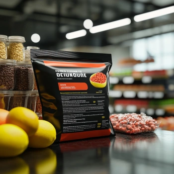 Приклад етикетки продукту з поясненнями