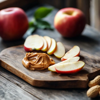 Яблуко з арахісовим маслом